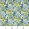 Aqua Stain Resistant Performance Pet Friendly Leaves Botanical Print Upholstery Fabric by The Yard - SKU: Lyla Seabreeze